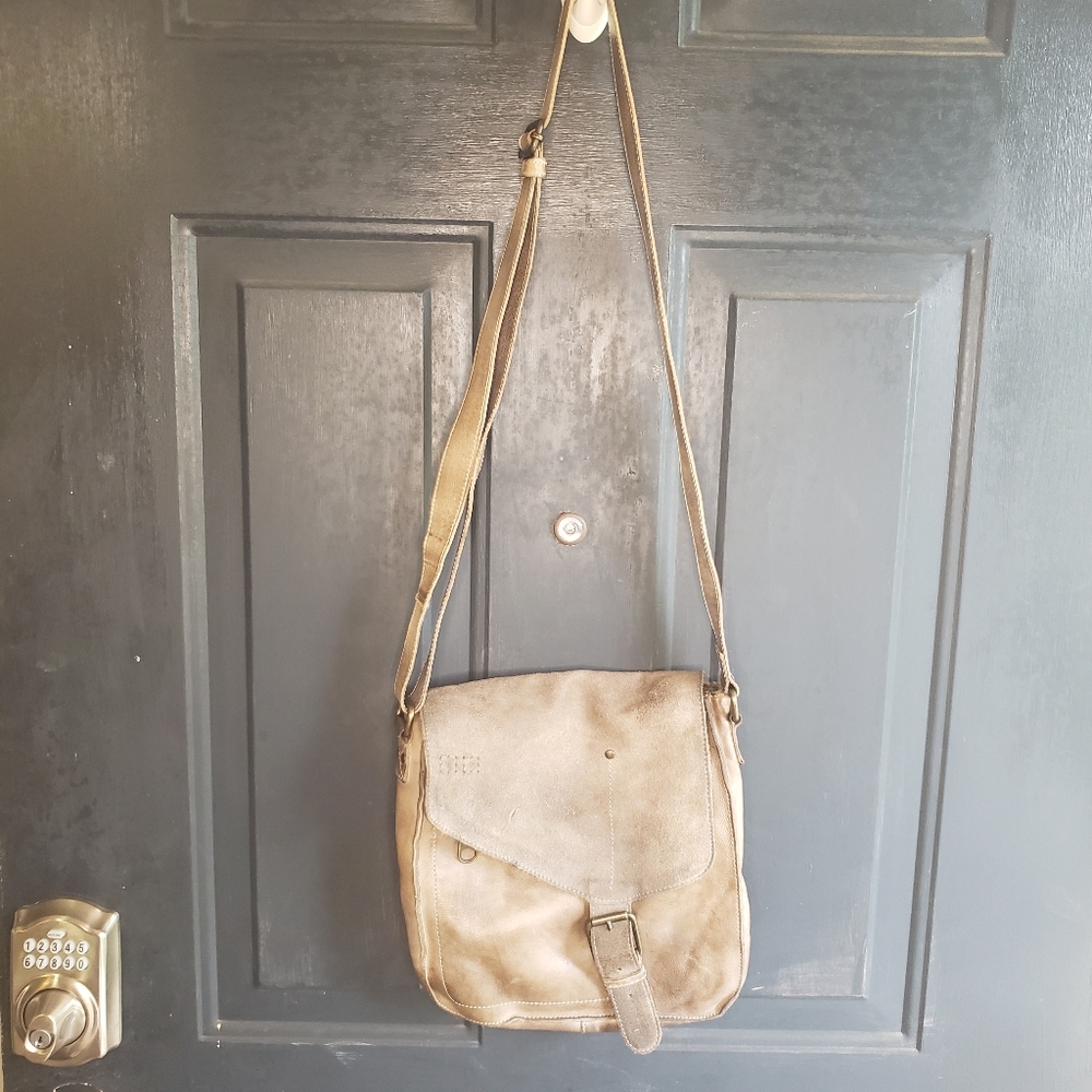 Bed Stu Venice Beach Crossbody Purse Taupe
